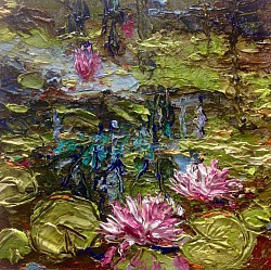 The Lily Pond, 10 X 10, SOLD