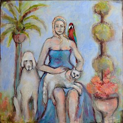 Polly Wants A Cracker, 24 x 24 SOLD